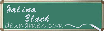 Halina Blach Visitenkarte